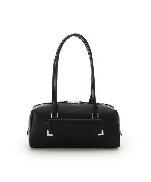 Samantha Thavasa / サマンサタバサ ハンドバッグ | 角金具ワイドボストンバッグ（ブラック）