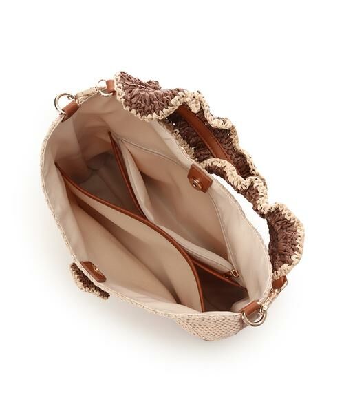 Samantha Thavasa / サマンサタバサ ハンドバッグ | ワンポイントフラワーモチーフ フリルバッグ | 詳細10