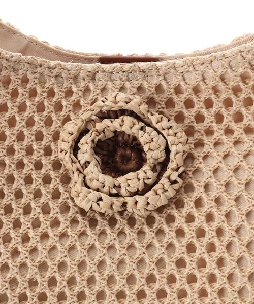 Samantha Thavasa / サマンサタバサ ハンドバッグ | ワンポイントフラワーモチーフ フリルバッグ | 詳細11