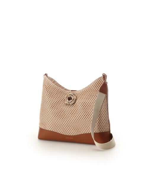 Samantha Thavasa / サマンサタバサ ハンドバッグ | ワンポイントフラワーモチーフ フリルバッグ | 詳細12