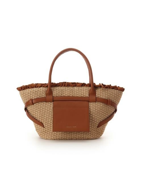 Samantha Thavasa / サマンサタバサ ハンドバッグ | フロントポケットかごバッグ（ブラウン）
