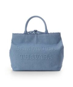 Samantha Thavasa / サマンサタバサ ハンドバッグ | リングムラ糸デニムバッグ