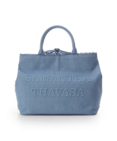 Samantha Thavasa / サマンサタバサ ハンドバッグ | リングムラ糸デニムバッグ（ライトブルー）