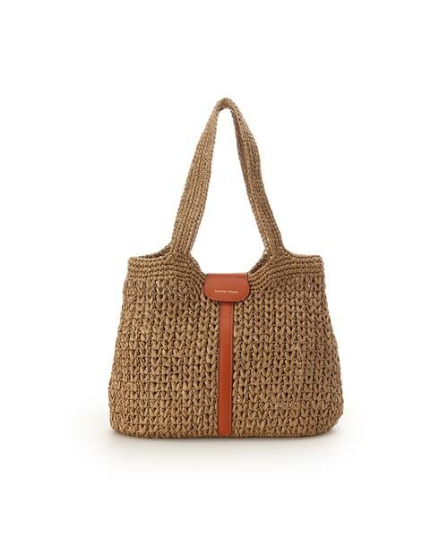 Samantha Thavasa / サマンサタバサ トートバッグ | かご編みトートバッグ（オレンジ）