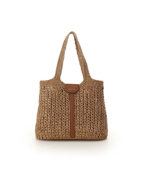 Samantha Thavasa / サマンサタバサ トートバッグ | かご編みトートバッグ（キャメル）