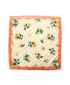 Samantha Thavasa / サマンサタバサ マフラー・ショール・スヌード・ストール | ストライプレモンモチーフ スカーフ