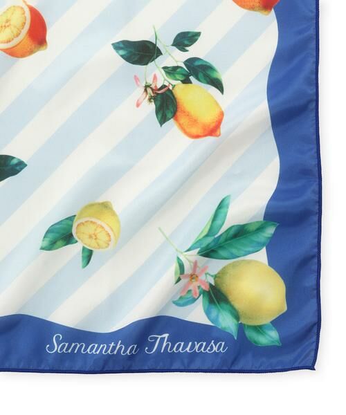 Samantha Thavasa / サマンサタバサ マフラー・ショール・スヌード・ストール | ストライプレモンモチーフ スカーフ | 詳細2