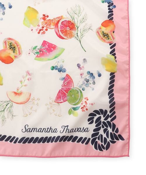 Samantha Thavasa / サマンサタバサ マフラー・ショール・スヌード・ストール | トロピカルフルーツ スカーフ | 詳細1