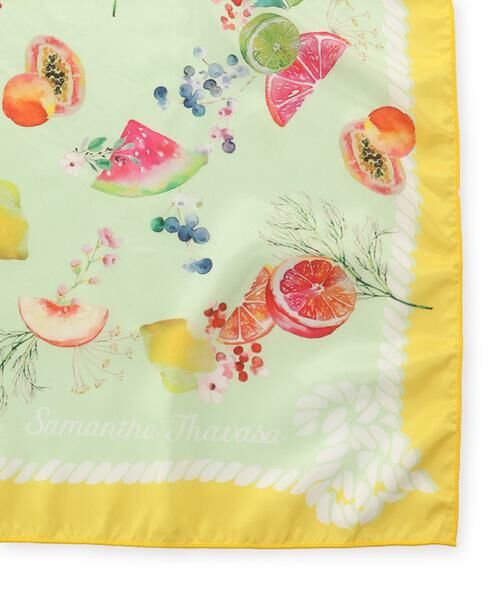 Samantha Thavasa / サマンサタバサ マフラー・ショール・スヌード・ストール | トロピカルフルーツ スカーフ | 詳細2