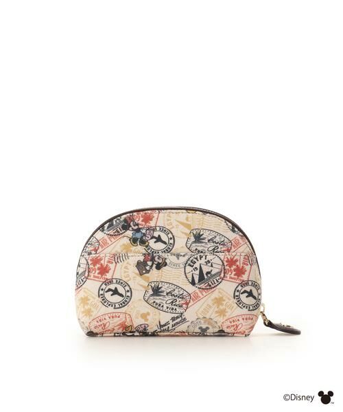 Samantha Thavasa / サマンサタバサ ポーチ | 「ミッキー＆ミニー」TRAVELコレクション ポーチ（ベージュ）