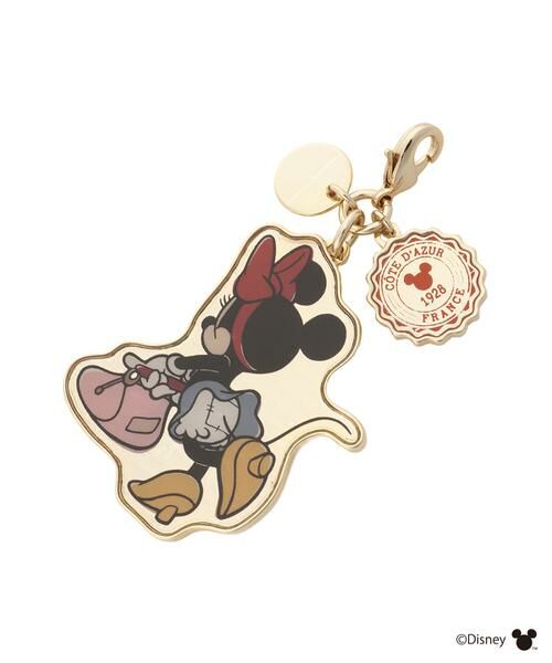 Samantha Thavasa / サマンサタバサ チャーム | 「ミッキー＆ミニー」TRAVELコレクション ファスナーチャーム（ミニー）（ゴールド）