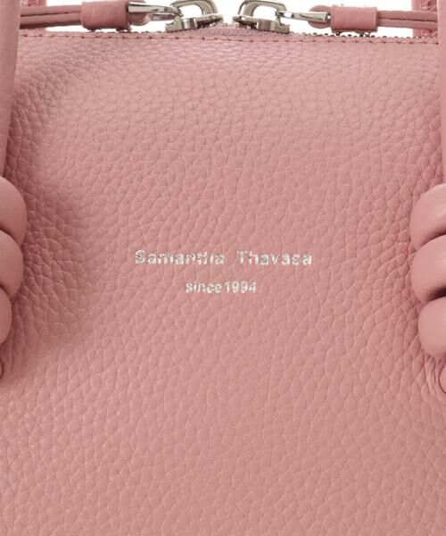 Samantha Thavasa / サマンサタバサ ハンドバッグ | ノットデザインレザーハンドバッグ 小サイズ | 詳細18