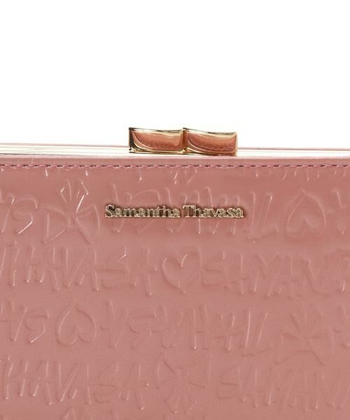 Samantha Thavasa / サマンサタバサ 財布・コインケース・マネークリップ | スクリッタ柄 エナメル口金折財布[Revival Collection] | 詳細6