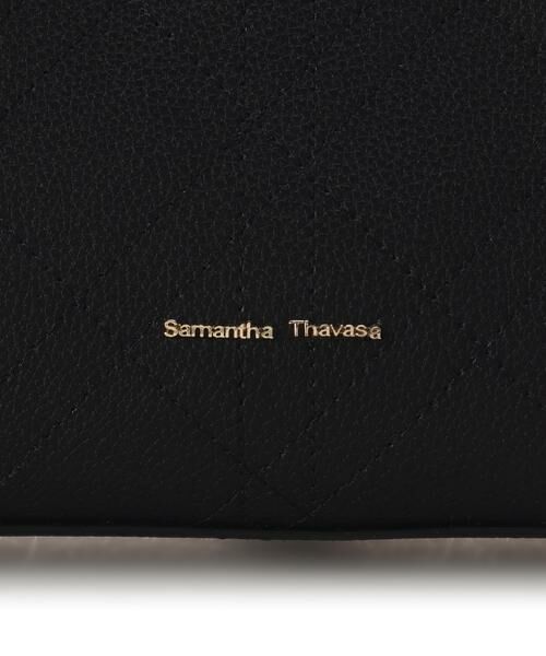 Samantha Thavasa / サマンサタバサ ショルダーバッグ | ステッチデザインスプリットレザーショルダーバッグ | 詳細5