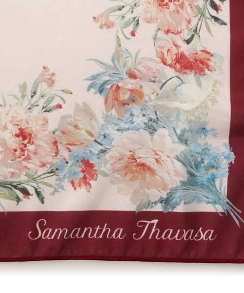 Samantha Thavasa / サマンサタバサ マフラー・ショール・スヌード・ストール | ロココ風花柄スカーフ | 詳細1