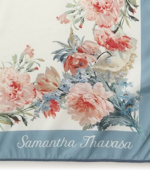 Samantha Thavasa / サマンサタバサ マフラー・ショール・スヌード・ストール | ロココ風花柄スカーフ | 詳細2