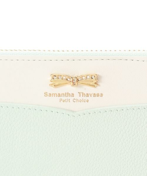 Samantha Thavasa Petit Choice / サマンサタバサプチチョイス 財布・コインケース・マネークリップ | バイカラー金具リボン　長財布 | 詳細8