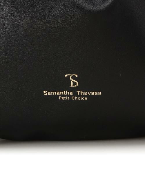 Samantha Thavasa Petit Choice / サマンサタバサプチチョイス ショルダーバッグ | レザーシンプル巾着バッグ | 詳細5