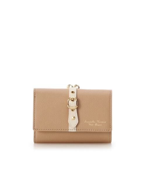Samantha Thavasa Petit Choice / サマンサタバサプチチョイス 財布・コインケース・マネークリップ | フロントベルト 折財布（ベージュ）