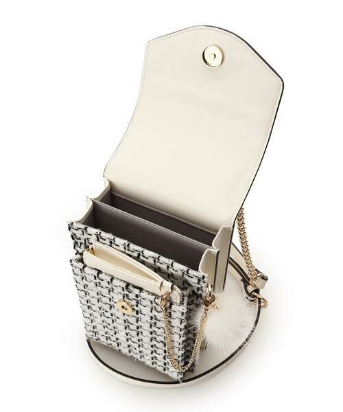 Samantha Thavasa Petit Choice / サマンサタバサプチチョイス ショルダーバッグ | ツイードデザインスマホショルダー | 詳細10