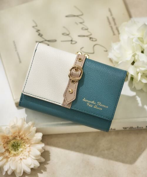 Samantha Thavasa Petit Choice / サマンサタバサプチチョイス 財布・コインケース・マネークリップ | バイカラーフロントベルト 口金折財布 | 詳細20