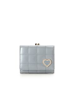 Samantha Thavasa Petit Choice / サマンサタバサプチチョイス 財布・コインケース・マネークリップ | エナメルキルティング がま口折財布