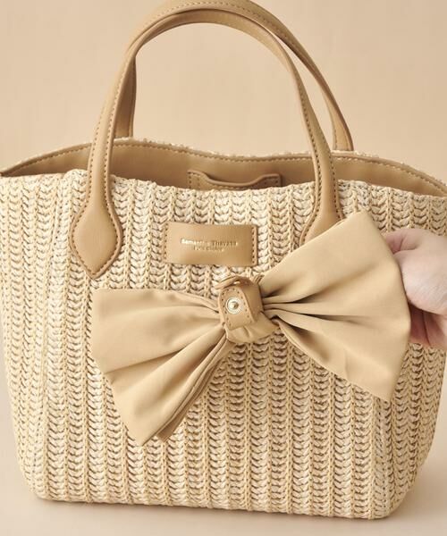 Samantha Thavasa Petit Choice / サマンサタバサプチチョイス トートバッグ | ビッグリボンかごバッグ | 詳細23