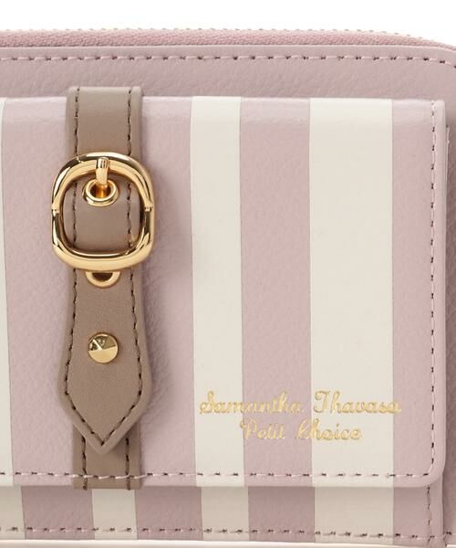 Samantha Thavasa Petit Choice / サマンサタバサプチチョイス 財布・コインケース・マネークリップ | ストライプフロントベルト フラグメントケース | 詳細6