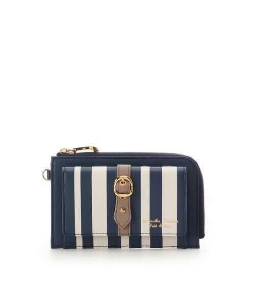 Samantha Thavasa Petit Choice / サマンサタバサプチチョイス 財布・コインケース・マネークリップ | ストライプフロントベルト フラグメントケース | 詳細13