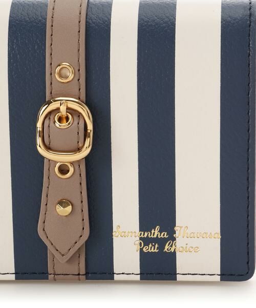 Samantha Thavasa Petit Choice / サマンサタバサプチチョイス 財布・コインケース・マネークリップ | ストライプフロントベルト 二つ折り財布 | 詳細18