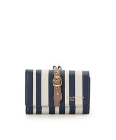 Samantha Thavasa Petit Choice / サマンサタバサプチチョイス 財布・コインケース・マネークリップ | ストライプフロントベルト 口金折財布