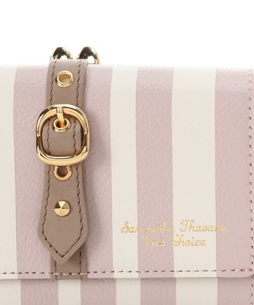 Samantha Thavasa Petit Choice / サマンサタバサプチチョイス 財布・コインケース・マネークリップ | ストライプフロントベルト 口金折財布 | 詳細4