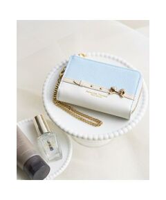 Samantha Thavasa Petit Choice / サマンサタバサプチチョイス キーケース | ビジューリボンバイカラー キーケース