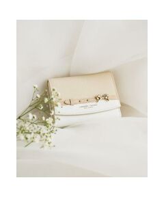 Samantha Thavasa Petit Choice / サマンサタバサプチチョイス 財布・コインケース・マネークリップ | ビジューリボンバイカラー 折財布