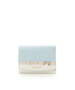 Samantha Thavasa Petit Choice / サマンサタバサプチチョイス 財布・コインケース・マネークリップ | ビジューリボンバイカラー 折財布