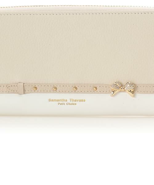 Samantha Thavasa Petit Choice / サマンサタバサプチチョイス 財布・コインケース・マネークリップ | ビジューリボンバイカラー 長財布 | 詳細14