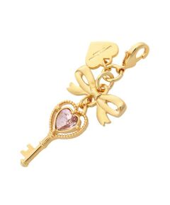 Samantha Thavasa Petit Choice / サマンサタバサプチチョイス チャーム | ハートキーモチーフ ファスナーチャーム