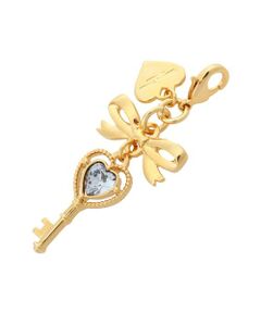 Samantha Thavasa Petit Choice / サマンサタバサプチチョイス チャーム | ハートキーモチーフ ファスナーチャーム