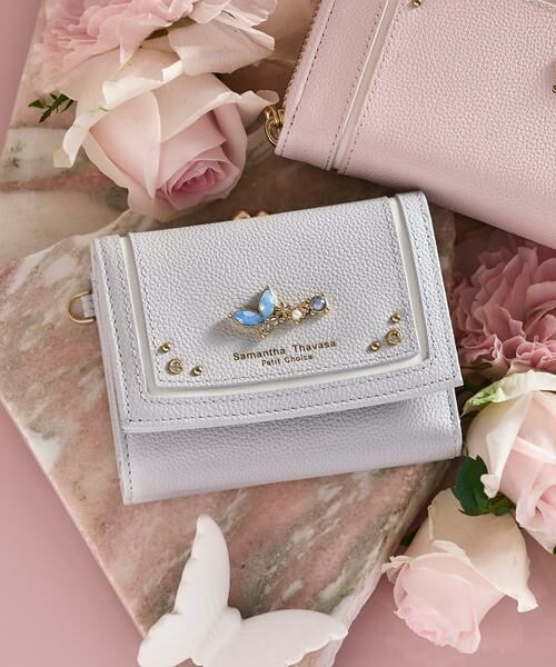 Samantha Thavasa Petit Choice / サマンサタバサプチチョイス 財布・コインケース・マネークリップ | バタフライビジュー 折財布 | 詳細20