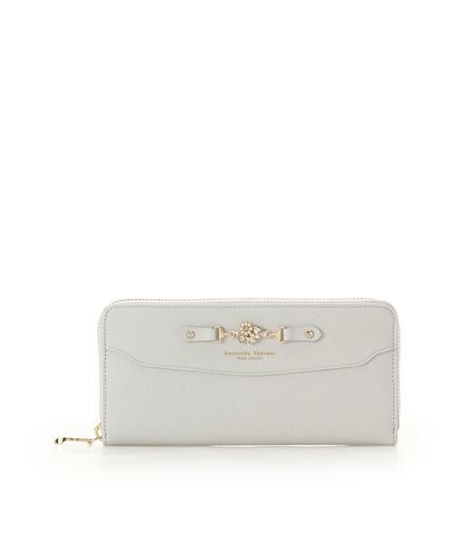Samantha Thavasa Petit Choice / サマンサタバサプチチョイス 財布・コインケース・マネークリップ | フラワービット 長財布（ライトブルー）