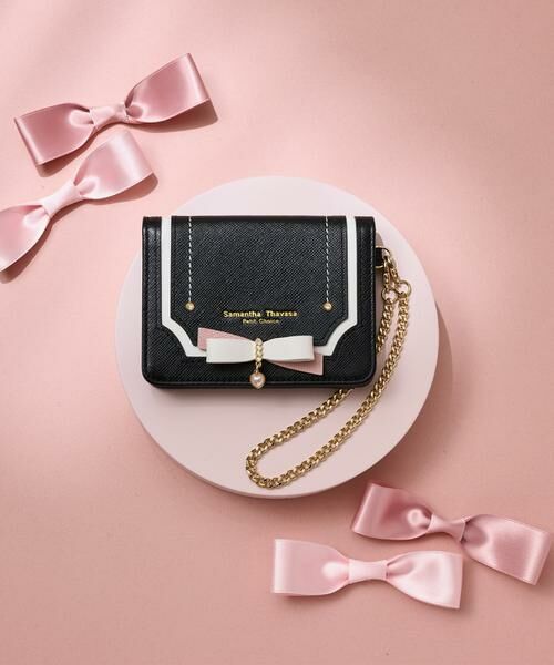 Samantha Thavasa Petit Choice / サマンサタバサプチチョイス カードケース・名刺入れ・定期入れ | バイカラーリボン パスケース | 詳細7