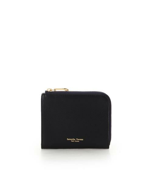 Samantha Thavasa Petit Choice/サマンサタバサプチチョイス シンプルL字ファスナー 折財布 ブラック FREE Samantha Thavasa Petit Choice/サマンサタバサプチチョイス シンプルL字ファスナー 折財布 ブラック FREE