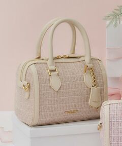 Samantha Thavasa Petit Choice / サマンサタバサプチチョイス ショルダーバッグ | ツイード ボストンバッグ