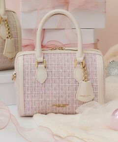 Samantha Thavasa Petit Choice / サマンサタバサプチチョイス ショルダーバッグ | ツイード ボストンバッグ