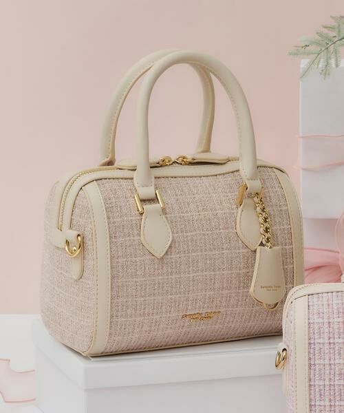 Samantha Thavasa Petit Choice / サマンサタバサプチチョイス ショルダーバッグ | ツイード ボストンバッグ | 詳細14