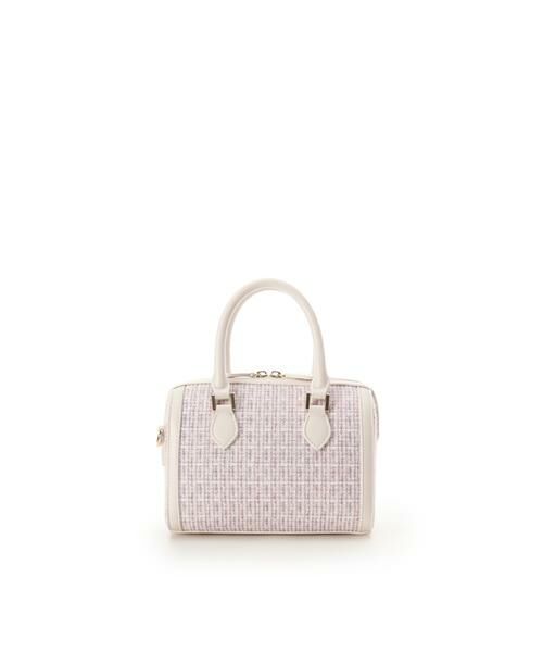 Samantha Thavasa Petit Choice / サマンサタバサプチチョイス ショルダーバッグ | ツイード ボストンバッグ | 詳細17