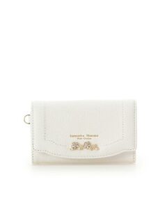 Samantha Thavasa Petit Choice / サマンサタバサプチチョイス キーケース | ラメフラワービジュー キーケース