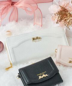 Samantha Thavasa Petit Choice / サマンサタバサプチチョイス 財布・コインケース・マネークリップ | ラメフラワービジュー 長財布