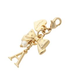 Samantha Thavasa Petit Choice / サマンサタバサプチチョイス チャーム | リボンイニシャルファスナーチャーム(A)