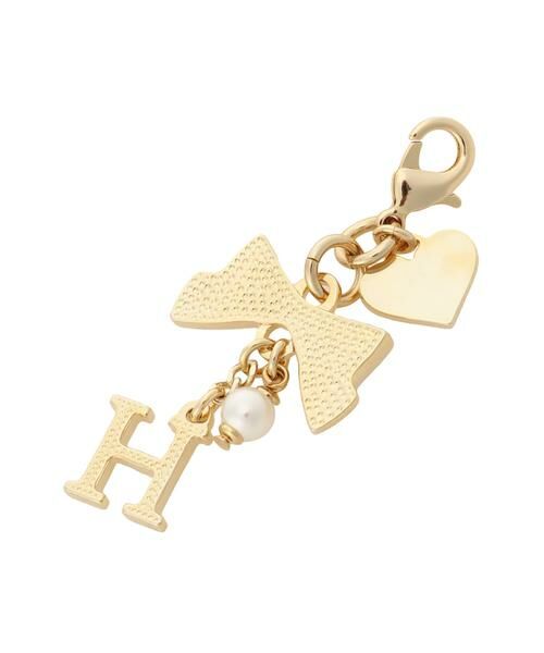 Samantha Thavasa Petit Choice / サマンサタバサプチチョイス チャーム | リボンイニシャルファスナーチャーム(H) | 詳細1